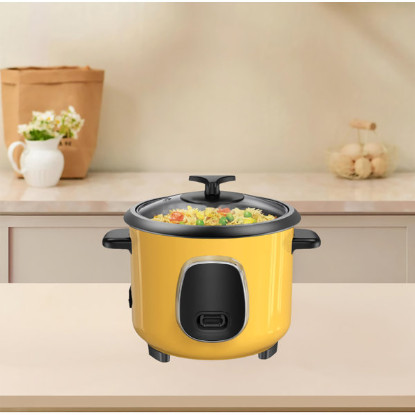 APARTMENTS Rice Cooker Small 6 Cups Cooked(3 Cups Uncooked), 1.5L Small